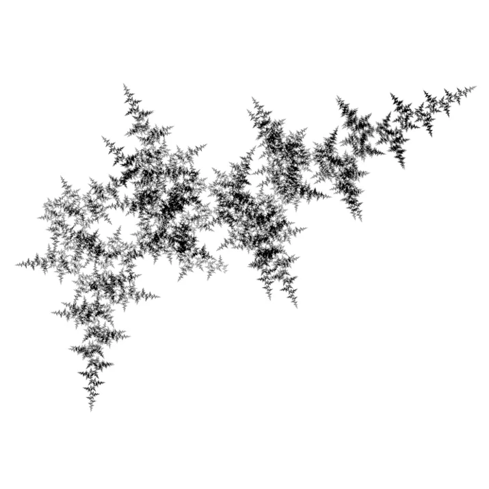 Curlicue fractal artwork